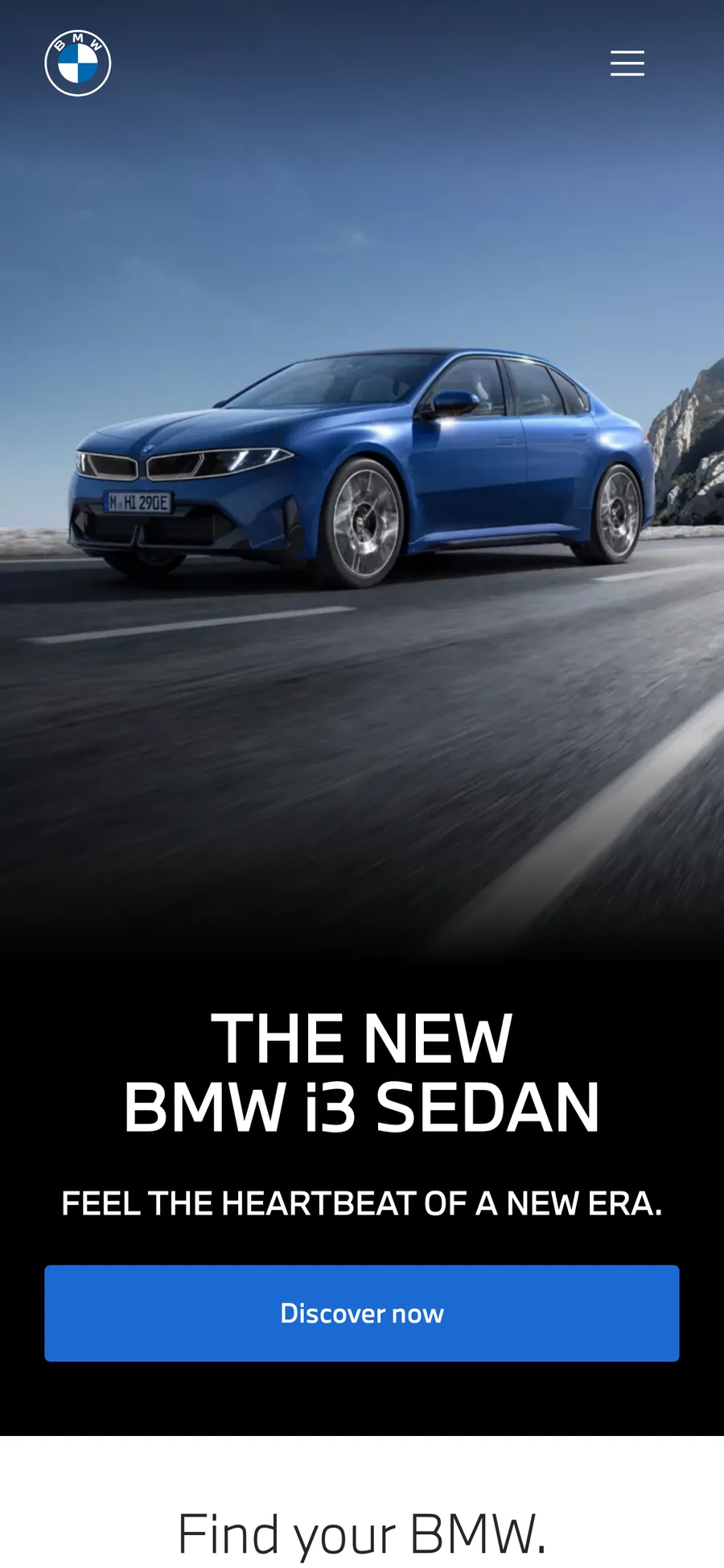 BMW website preview