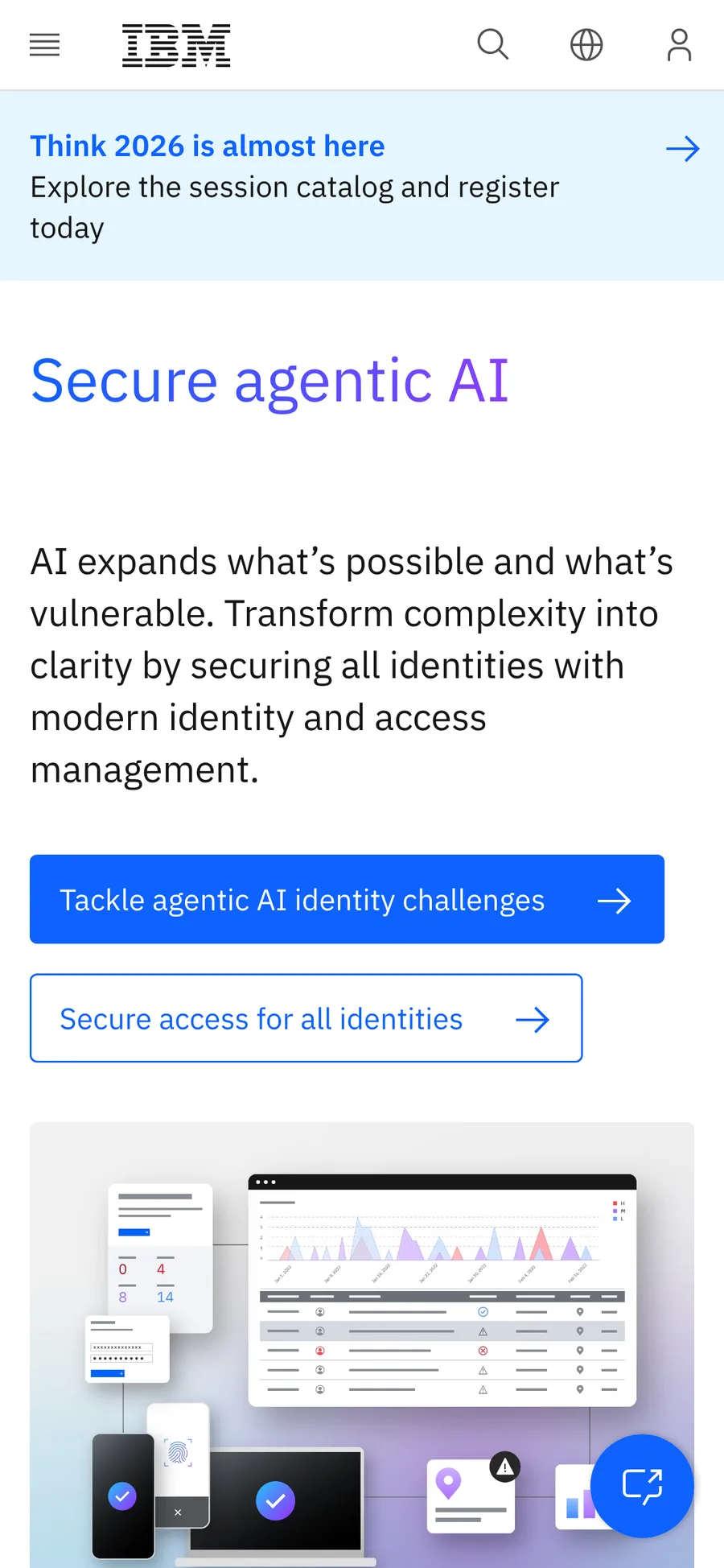IBM website preview