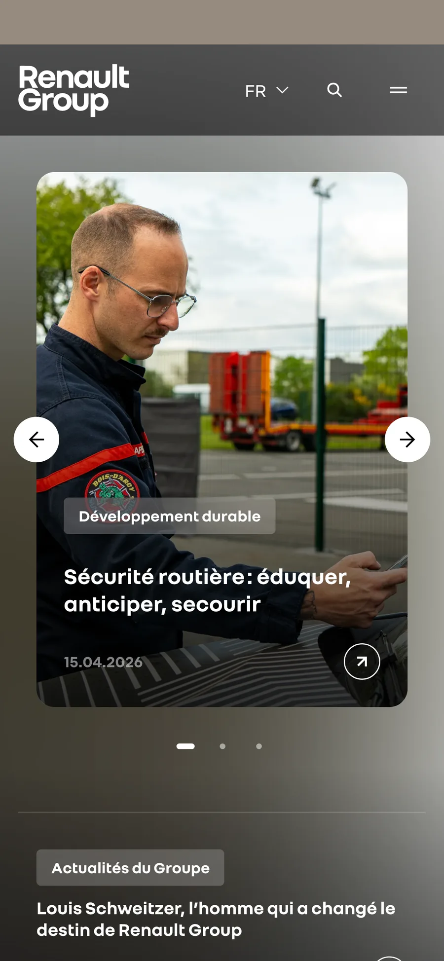 Renault website preview