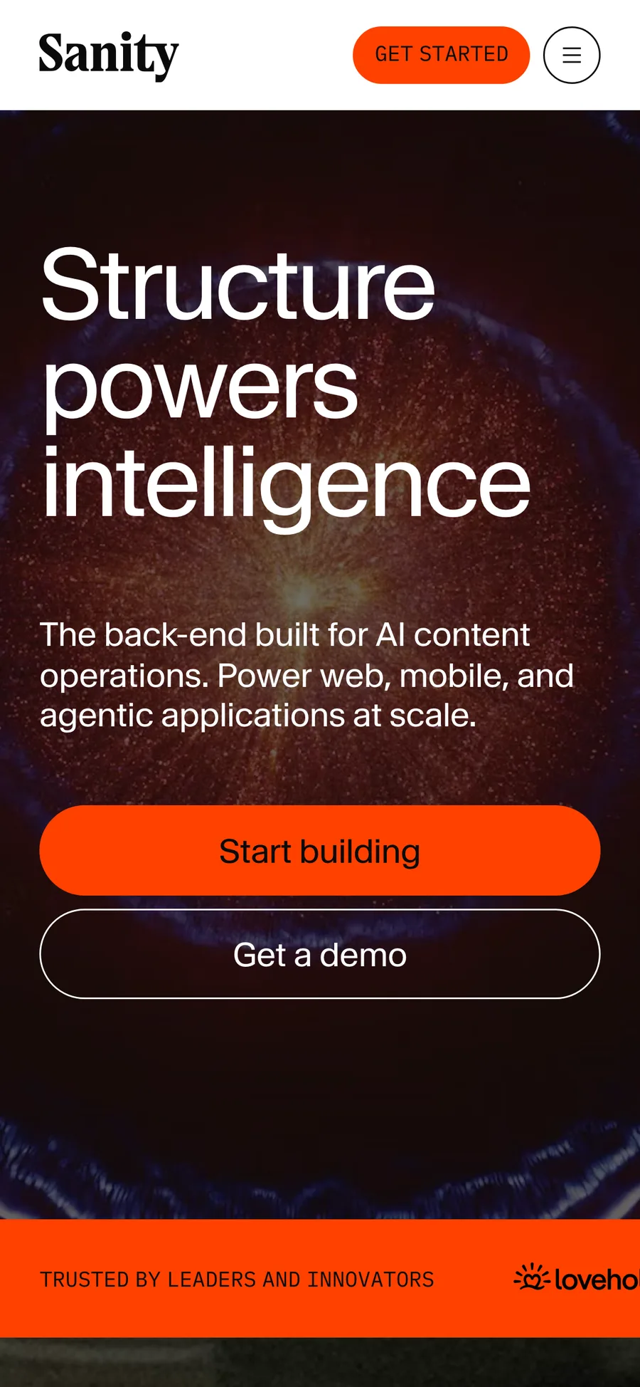 Sanity website preview